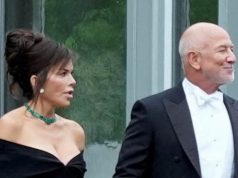 Ex-journalist Lauren Sanchez arrives hand-in-hand with husband Bezos at state dinner for King Charles Lauren Sanchez