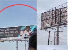 VeryDarkMan’s face femoved from BLord billboard days after prison remand