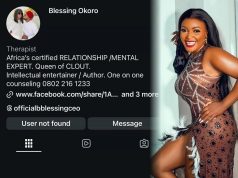 Lobatan! Blessing CEO deactivates Instagram account