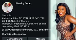Lobatan! Blessing CEO deactivates Instagram account