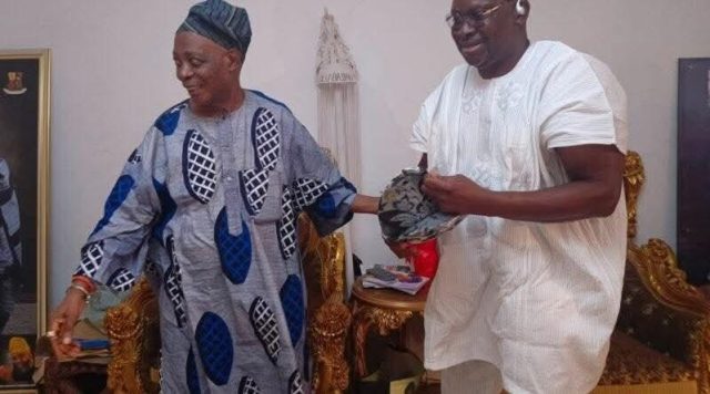 Fayose in closed-door meeting with Olubadan