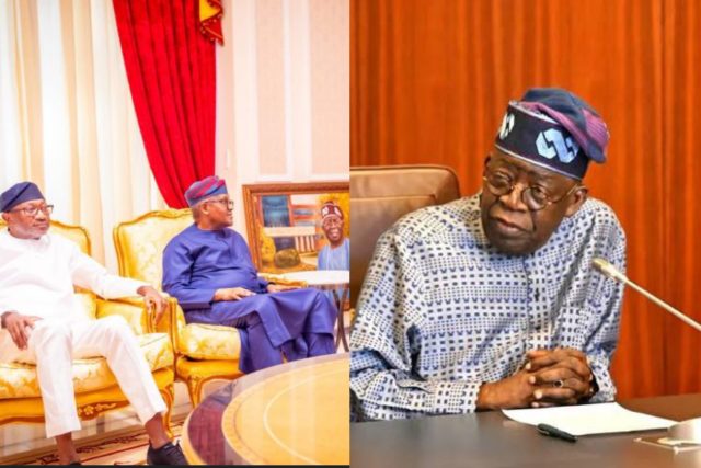 Otedola, Dangote visit Tinubu at Ikoyi residence