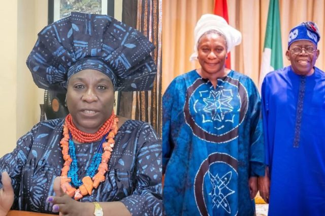 Iyabo Obasanjo meets Tinubu in Lagos Iyabo Obasanjo meets Tinubu in Lagos