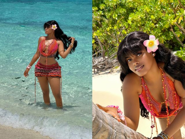 Jarvis stuns in new Photos in Maldives vacation with Peller