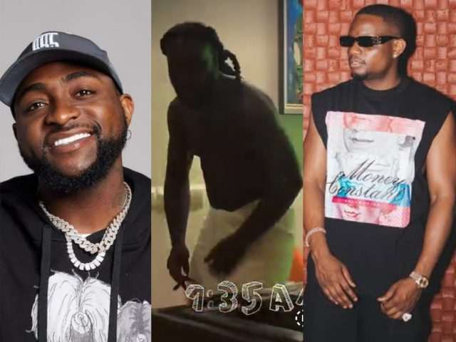 Look who's on the floor - Davido mocks Dj Tunez