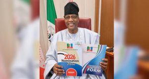 Gbenga Daniels picks APC Senatorial form Gbenga Daniels picks up APC Senatorial form