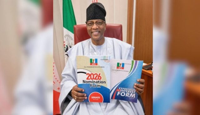 Gbenga Daniels picks up APC Senatorial form