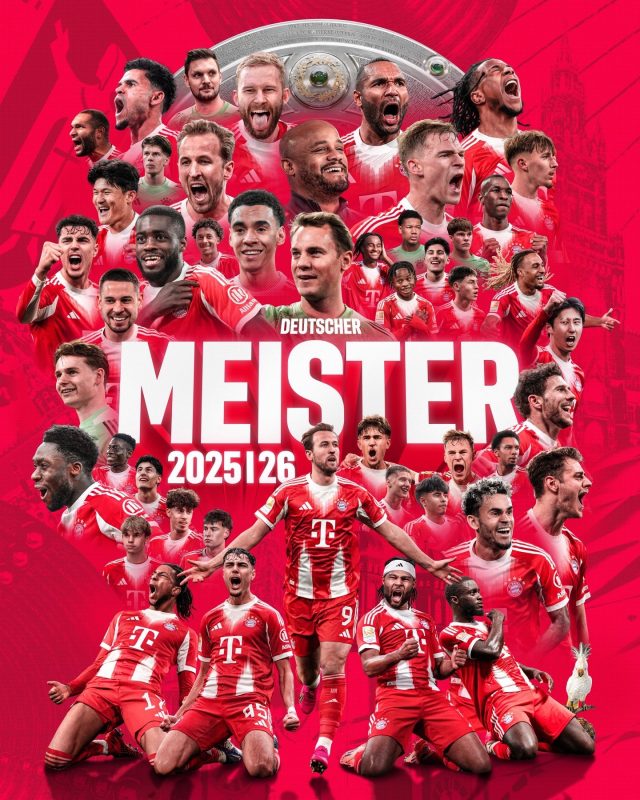 Bayern Munich wins 35th Bundesliga title