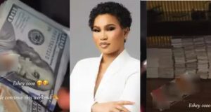 Diiadem faces backlash after cash display at 35th birthday party