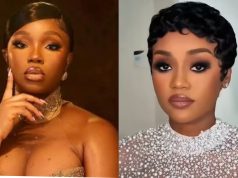 Bambam reacts as Chioma Adeleke joins fans to celebrate her birthday Chioma Adeleke celebrates Bambam on her birthday