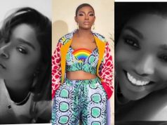 Annie Macaulay flaunts glowing face look Annie Macaulay-Idibia stuns with glowing face card look