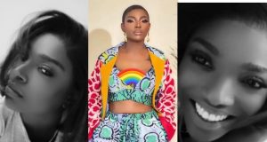 Annie Macaulay flaunts glowing face look Annie Macaulay-Idibia stuns with glowing face card look