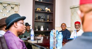 Jonathan, Peter Obi hold closed-door meeting Jonathan, Peter Obi hold closed-door meeting