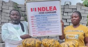 NDLEA arrests pastor, wife with d.rugs NDLEA arrests pastor, wife with drugs hidden in vehicle