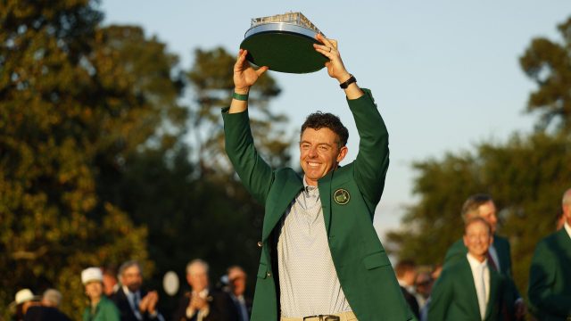 Rory McIlroy wins the Masters golf tournament for second time Rory McIlroy wins the Masters golf tournament for second time