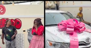 King Mitchy buys mom a car King Mitchy gifts her mum a new car