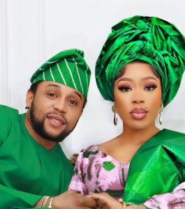 Sunkanmi Omobolanle sweetly celebrates wife