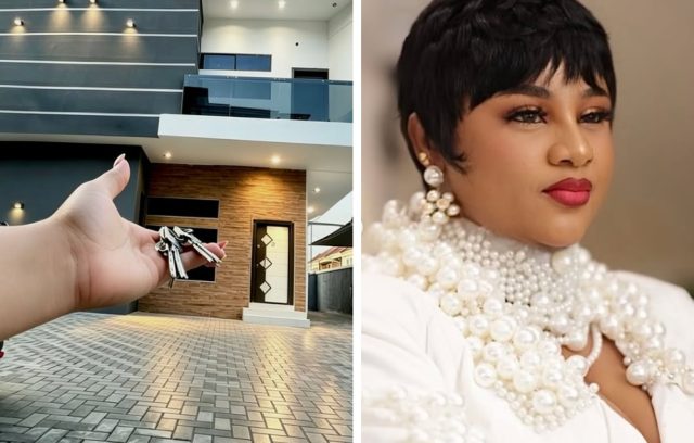 Uju Okoli celebrates birthday with new house