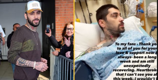 Zayn Malik hospitalized with mystery illness
