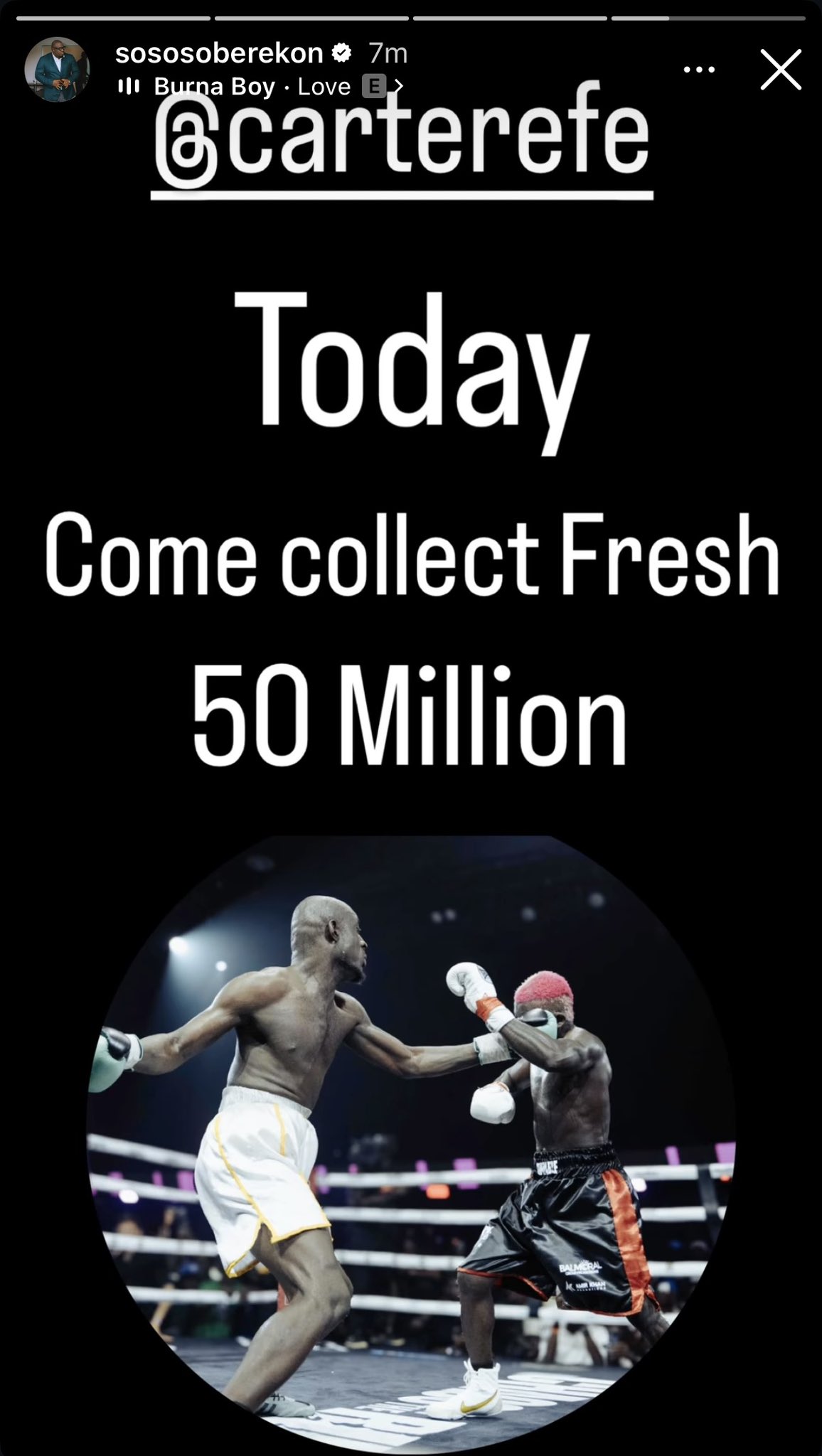 Come and collect your N50m - Soso Soberekon tells Carter Efe