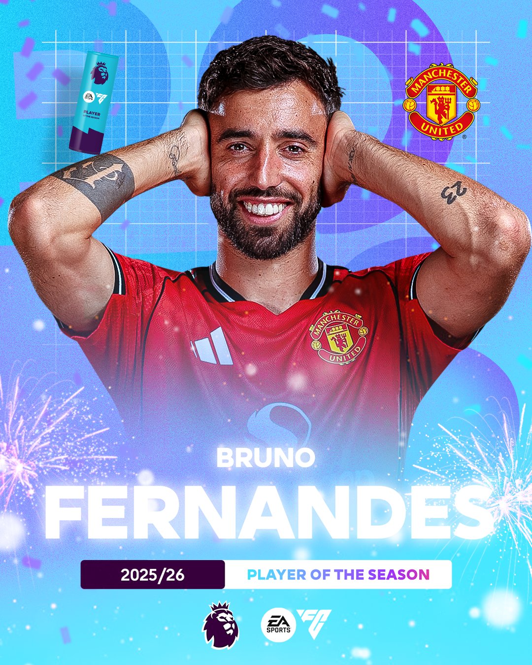 Bruno Fernandes named EPL Player of the season