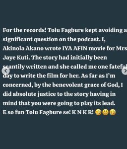 Akinola Akano calls out Tolu Fagbure 