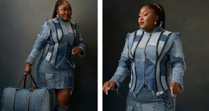 Birthday girl, Blessing Obasi stuns in denim