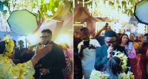 Singer Chike calls himself a soldier at work as he performs yesterday Singer Chike calls himself a soldier at work