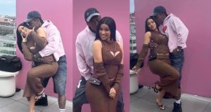 Cardi B, Stefon Diggs reunite Cardi B, Stefon Diggs reunite at Mother's day charity event