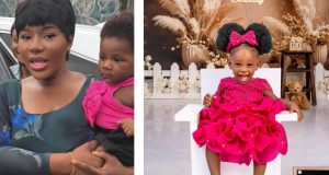 Destiny Etiko celebrates lookalike baby @ one