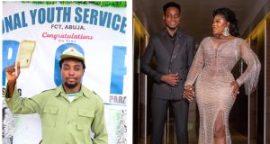 Eniola Ajao celebrates son as he finishes his NYSC Eniola Ajao celebrates son as he finishes his NYSC