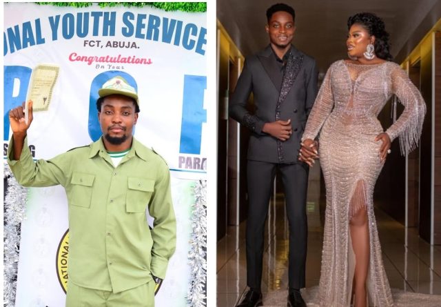 Eniola Ajao celebrates son as he finishes his NYSC
