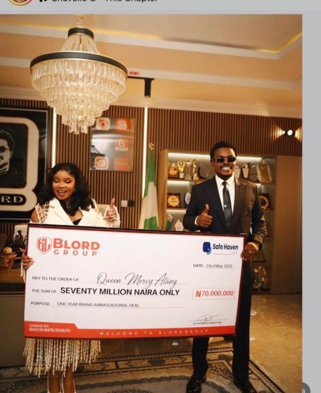FB_IMG_1779884683967 Queen Mercy bags ₦70 million deal with Blord Group