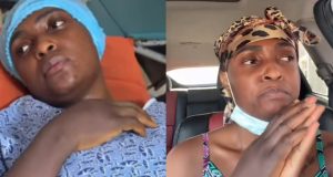 Blessing CEO shares health update, shows swollen hand Blessing CEO hospitalized, shares noticeable body changes