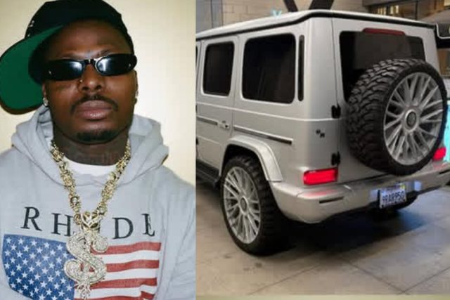 Asake acquires customized G-Wagon