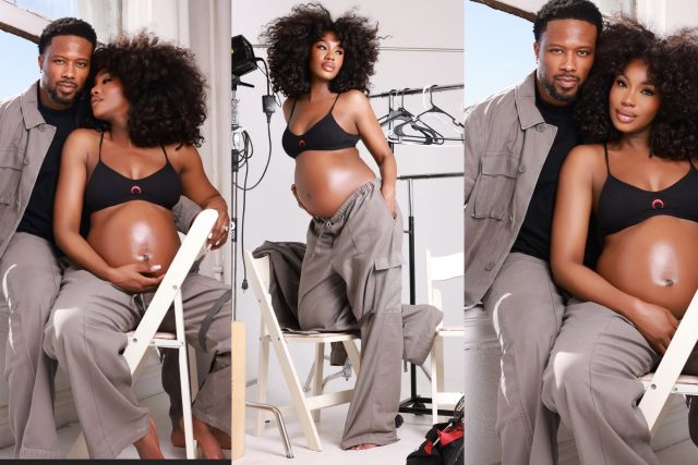 Sharon Ooja, husband welcome first child