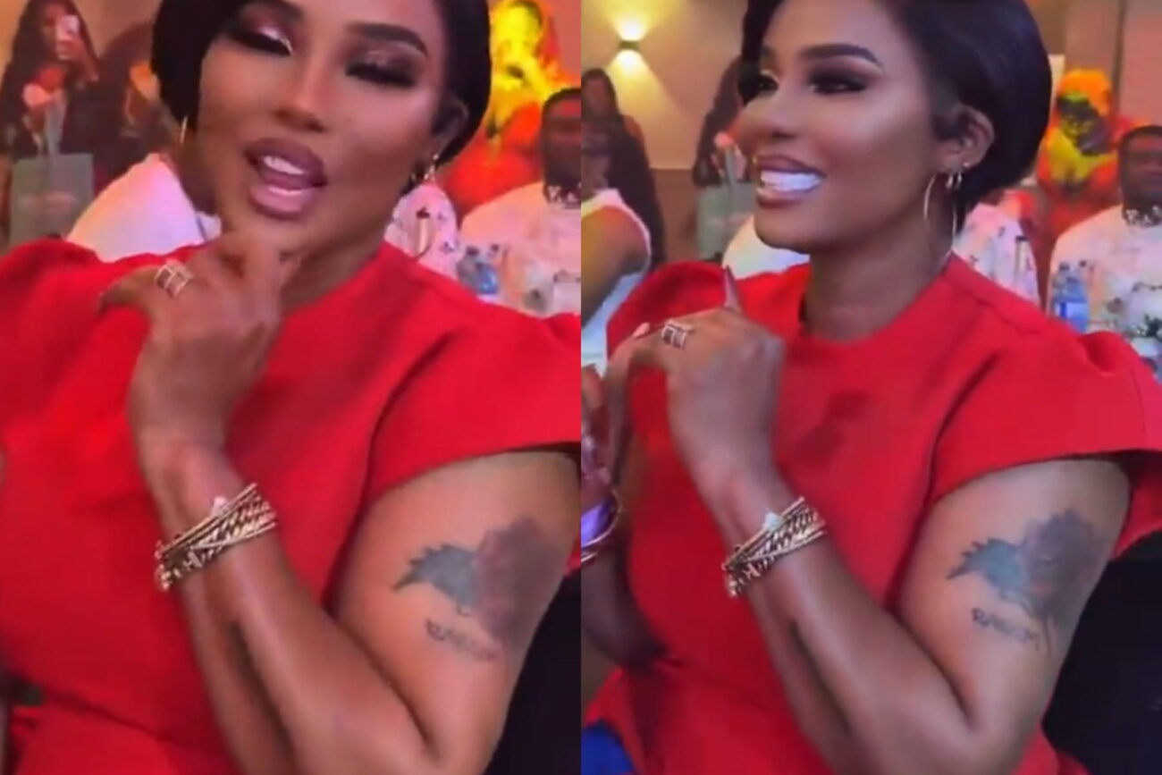 Iyabo Ojo tattoos grandson's name 