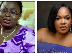 Jumoke George appreciates Toyin Abraham for calling her for a movie role Veteran Actress Jumoke Judge thanks Toyin Abraham for giving her a chance on set