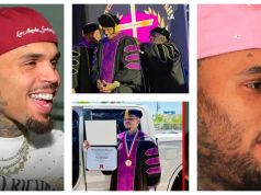 Chris Brown honored with doctorate degree