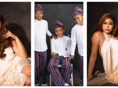 Precious Chikwendu celebrates birthday with triplets