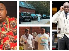 Cubana Chief Priest shows off pastor Tobi Adegboyega’s luxury garage in London London visit: Cubana Chief Priest shows off pastor Tobi Adegboyega’s garage