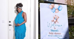 Sharon Ooja shares photos from her baby shower Photos from Sharon Ooja's baby shower