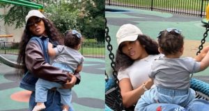 Photos of Toke Makinwa & daughter, Yakira Photos of Toke Makinwa & daughter, Yakira