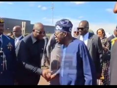 Tinubu arrives in Kigali for Africa forum Tinubu arrives in Kigali for Africa forum
