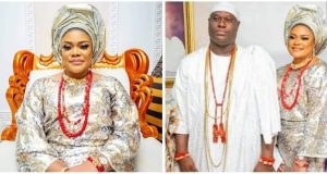 Ooni of Ife and Olori Mariam welcome twins Ooni of Ife and Olori Mariam welcome twins