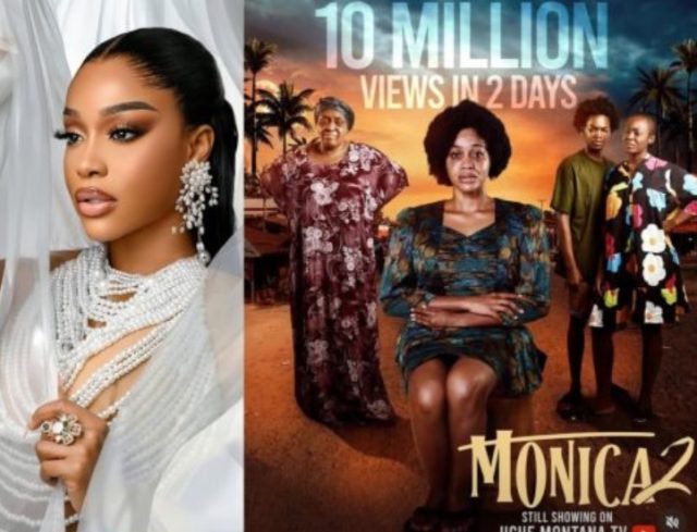 Uche Montana’s Monica 2 hits TEN million YouTube views in TWO days