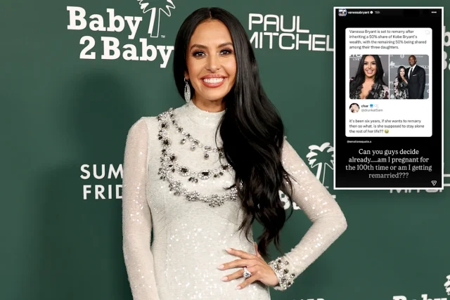 Vanessa Bryant breaks silence on remarrying and pregnancy rumors