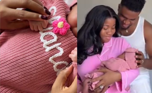 Veekee James announces daughter's birth