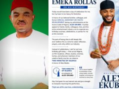 Alex Ekubo: Emeka Rollas cancels birthday celebration Alex Ekubo:Emeka Rollas cancels birthday celebration