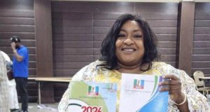 Foluke Daramola picks APC nomination form Foluke Daramola picks APC nomination form